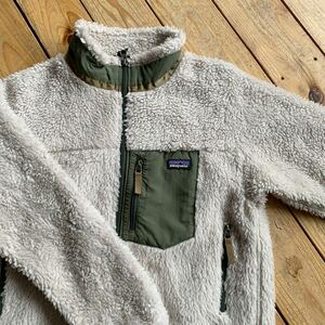 USA б/у одежда patagonia Patagonia флис жакет размер Kids 14 XL уличный кемпинг защищающий от холода теплоизоляция натуральный America скупка J3026
