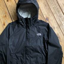 USA古着 THE NORTH FACE ノースフェイス レディース XSサイズ HYVENT 2.5L ナイロンジャケット ブラック 登山 アウトドア キャンプ J3031_画像1