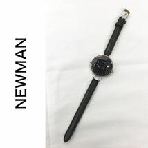 NEWMAN ニューマン メンズ 腕時計 NICKEL FREE シルバー×ブラック_画像1