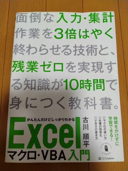 かんたんだけどしっかりわかるＥｘｃｅｌマクロ・ＶＢＡ入門　短時間で身につく忙しい人のためのエクセルの教科書 excel