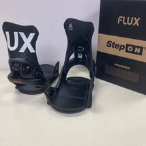 23-24 正規 新品 FLUX フラックス ビンディング ウィメンズ STEP ON BLACK WOMEN'S M スノーボード BINDING ステップオン DS 女性 バートン_画像1