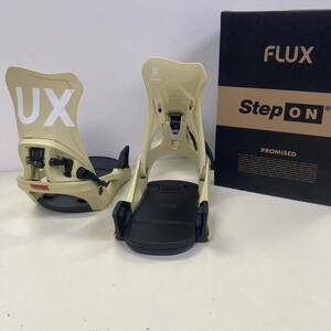 23-24 正規 新品 FLUX フラックス ビンディング ウィメンズ STEP ON BEIGE WOMEN'S M スノーボード BINDING ステップオン DS ベージュ