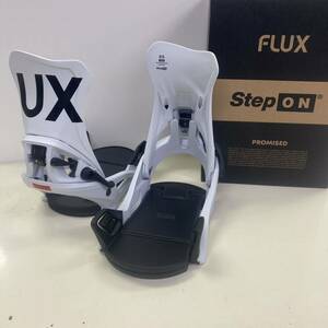 23-24 正規 新品 FLUX フラックス ビンディング メンズ STEP ON WHITE M スノーボード SNOWBOARD BINDING ステップオン DS BURTON バートン