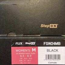 23-24 正規 新品 FLUX フラックス ビンディング ウィメンズ STEP ON BLACK WOMEN'S M スノーボード BINDING ステップオン DS 女性 バートン_画像8