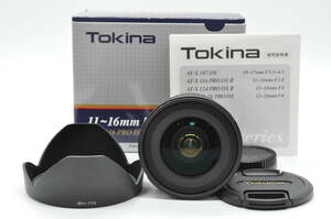 ＜極上美品！！＞　トキナー　Tokina　AT-X 116 PRO DX II ニコン用　♪あるとうれしい元箱＆フード＆説明書付き♪