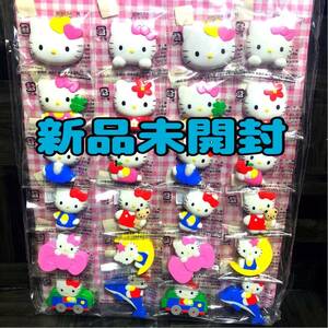【新品】ハローキティ Hello Kittyダイカットマグネット 磁石 大量 24個 台紙付き キティちゃん 日本限定販売