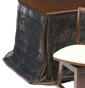 Столовая Kotatsu Futon Square Square 80 Ширина девять 80 высокого типа высокого типа высокого типа Thin Thin Futon