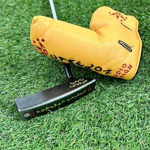 【人気モデル】スコッティキャメロン SCOTTY CAMERON スタジオ デザイン 1.5 パター 34インチ ピン型 ブレード型 STUDIO DESIGN 管:1228