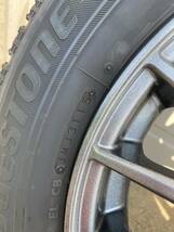 アルミホイール 15インチ　5.5J +43 スタッドレスタイヤ ブリザック VRX 195/60R15　タイヤはおまけです。_画像7