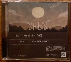 廃盤CD：SHE'S VOICE FROM DISTANCE インディーズ 2nd DEMO シーズ ピアノロック Photograph　