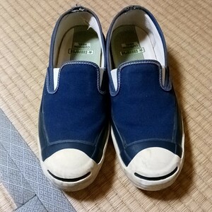 CONVERSE ADDICT ジャックパーセル スリッポン ネイビー 8 26.5 コンバース アディクト