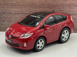 即決有★プルバックカー トヨタ TOYOTA プリウス PRIUS 30系 赤 レッド サンルーフ ソーラー★ミニカー