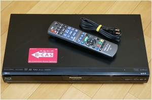 Panasonic ★ パナソニック ★ ブルーレイレコーダー ★ HDD500GB 2番組同時録画 ★ DMR-BW770 リモコン・B-CASカード付き