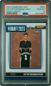 1円 PSA10 Panini Instant Victor Wembanyam Draft Night RC パニーニ インスタント ビクター・ウェンバンヤマ ルーキーカード Wemby 682