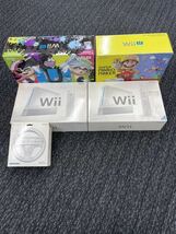 Wii WiiU スプラトゥーン　マリオメーカー　箱付き　説明書付き　 RVL-001 WUP-101 WUP-010 その他付属品あり　動作ok_画像1