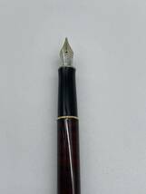 PARKER SONET FRANCE I.パーカー ソネット 万年筆 18K 750 18金 K18 筆記未確認 ワインレッド ボルドー 筆記用具 文房具 現状品_画像5