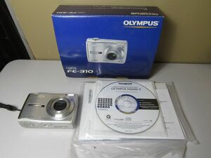 ☆■ OLYMPUS オリンパス FE-310 デジタルカメラ 800万画素 5倍ズーム コンパクト 37mm-185㎜ 1:3.2-4.8 本体のみ 簡易動作確認済