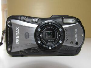 ☆■ PENTAX ペンタックス WG-10 本体のみ デジタルカメラ 1400万画素 5倍ズーム 28mm-140㎜ 簡易動作確認済 送料520円　