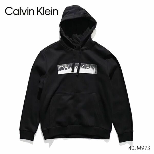 Calvin Klein カルバンクライン　パーカー　ブラック　L