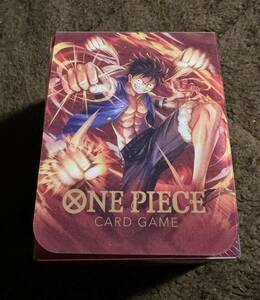 【新品未使用】ONE PIECE CARD GAME ULTIMATE DECK ３兄弟の絆 クリアカードケース 1個（在庫３個）ワンピースカードゲーム アルティメット