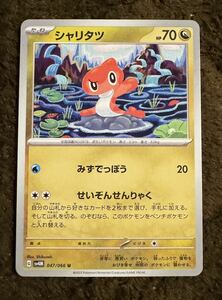 【美品】ポケモンカード シャリタツ U（sv4M 047/066）たね みずてっぽう せいぞんせんりゃく 未来の一閃 1枚（在庫１０枚）