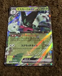 【美品】ポケモンカード マスカーニャex（sv4a 014/190）2進化 ブーケマジック スクラッチネイル シャイニートレジャーex 1枚（在庫５枚）