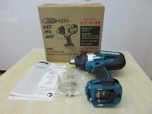 23671 未使用 新品 makita マキタ 充電式インパクトレンチ TW1001DZ Li-ion 18V 本体のみです 電動工具 仕事道具 現場用_画像1