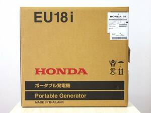 23278 新品 未使用 未開封 HONDA ホンダ ポータブル発電機 EU18i Portable Generater インバータ発電機 保証書有