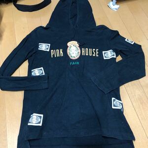 PINK HOUSE с капюшоном . long TEE