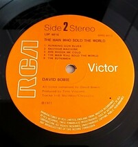 【ジャンク品扱い】【UK盤 RCA Press マト1E/1E】David Bowie(デビッドボウイ)/ THE MAN WHO SOLD THE WORLD_画像3