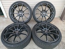 RAYS HOMURA HYUGA HP10 20インチ ホイール タイヤセット 225/35R20 【ジャンク品】_画像1