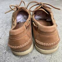 ☆送料無料☆LLBean☆エルエルビーン☆レザーデッキシューズ☆キャメルカラー☆US8.5☆25.5ｃｍ☆Ｌ２３Ｍ_画像4