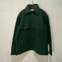 送料無料☆70s☆80s☆USA製☆L.L.Bean☆ウールマッキーノジャケット☆緑☆L_画像1