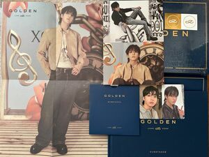 BTS JUNGKOOK GOLDEN　SUBSTANCE 紺　CD ジョングク　ソロアルバム　ゴールデン　公式