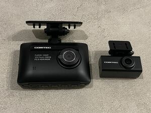 美品 ZDR015 コムテックドライブレコーダー 前後ドラレコ COMTEC 高性能ドライブレコーダー