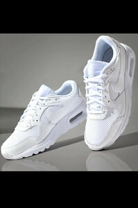 ★NIKE (ナイキ) エアマックス WMNS AIR MAX SC TRIPLE WHITE CW4554-101 ホワイト 25.0 スニーカー 男女兼用 エア マックス 軽量 白 春★