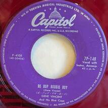 ■赤盤!国内7inch/シングル■ジーン・ヴィンセント Gene Vincent/セイ・ママ Say Mama ビ・バップ・ブギ・ボーイ Be Bop Boogie Boy 7P-146_画像2