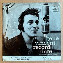 ■赤盤!国内7inch/シングル■ジーン・ヴィンセント Gene Vincent/セイ・ママ Say Mama ビ・バップ・ブギ・ボーイ Be Bop Boogie Boy 7P-146_画像4