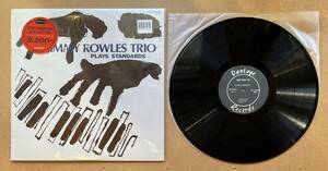 ■美品!国内盤/LP■ジミー・ロウルズ Jimmy Rowles Trio / プレイズ・スタンダーズ Plays Standards (Vantage/NLP5015)※帯なし