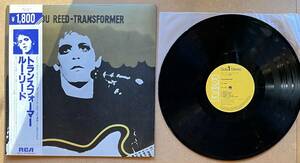 ■美盤!稀少国内盤/帯付LP■ルー・リード Lou Reed / トランスフォーマー Transformer (RPL-2117/AYL1-3806) David Bowie/Mick Ronson