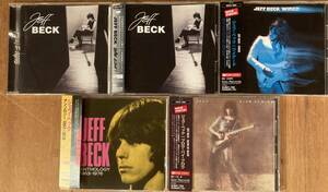 ■帯付多数/まとめて■Jeff Beck（ジェフ・ベック）CD合計5枚セット■Yardbirds/Blow By Blow/Wired/ANTHOLOGY 1963-1976 ...etc