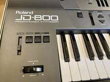 ■外観美品■Roland (ローランド) / JD-800 ハードケース付 SYNTHESIZER アナログ シンセサイザー 小室哲哉 一部動作不良 ■店頭受取り可能_画像2