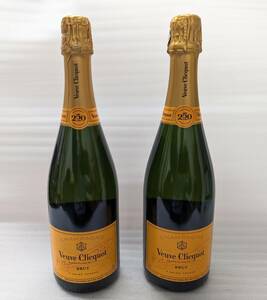 正規品 MHD Veuve Clicquot ヴーヴクリコ イエローラベル BRUT ブリュット モエ・ヘネシーディアジオ　2本　750ml12％