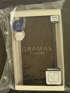 75%off【GRAMAS COLORS】iPhone 13 Pro Max　レーザー　ブックケース（ブラック）(即決)GBCEP-IP17BLK