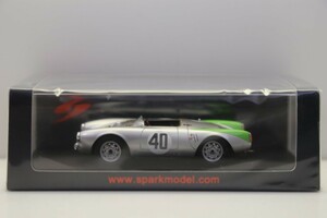 スパークモデル 1/43 ポルシェ 550 1954 ルマン24H #40 R.v.フランケンベルク/H.グロックラー　S9709　512CE/70