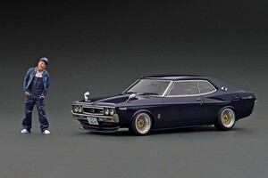 限定120台 イグニッションモデル 1/18 日産 ローレルNissan Laurel 2000SGX (C130) Purple 最新　佐田ビルダーズ 総長系　IG3009 512CE/70