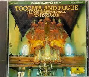 トッカータとフーガ / J・S・バッハ:オルガン選曲集 コープマン TOCCATA AND FUGUE Ton Koopman トン・コープマン // CD