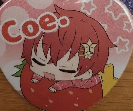 すたぽら coe ハート缶バッジ
