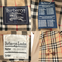 86年 イングランド製ビンテージ Burberrys バルマカーンコート ベージュ×ノバチェック 50(L)_画像4