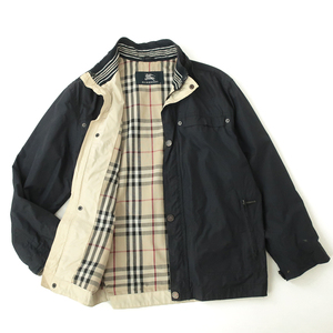 子供用 BURBERRY バーバリー ソフトシェルブルゾン ジャンパー ネイビー 140~145cm